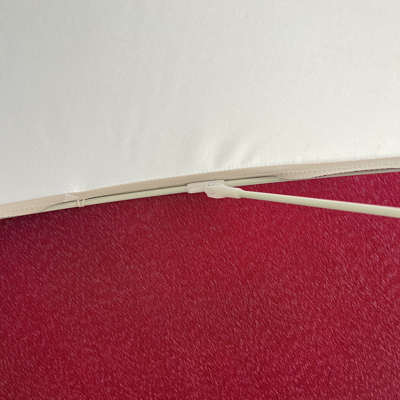 2M Fiberstomme, lätt aluminiumskaft, vanligt parasoll.