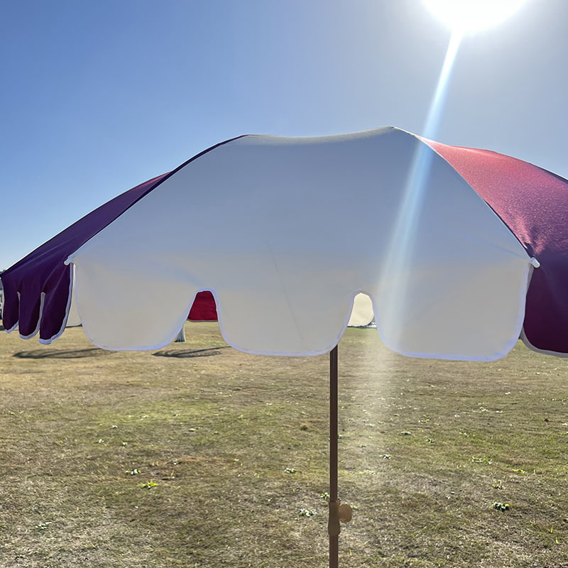 2M Fiberstomme, lätt aluminiumskaft, vanligt parasoll.