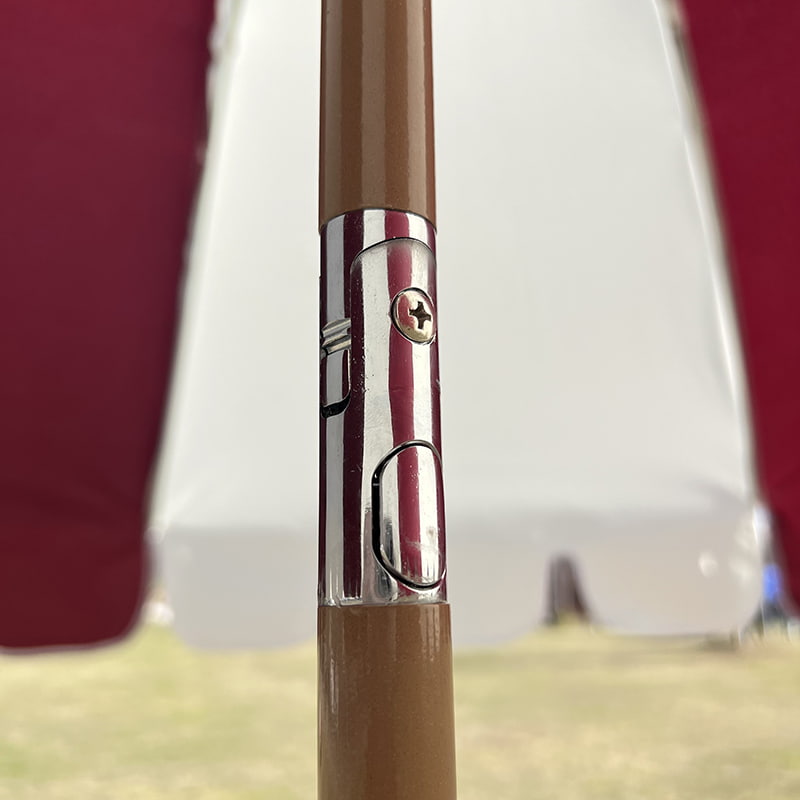 2M Fiberstomme, lätt aluminiumskaft, vanligt parasoll.