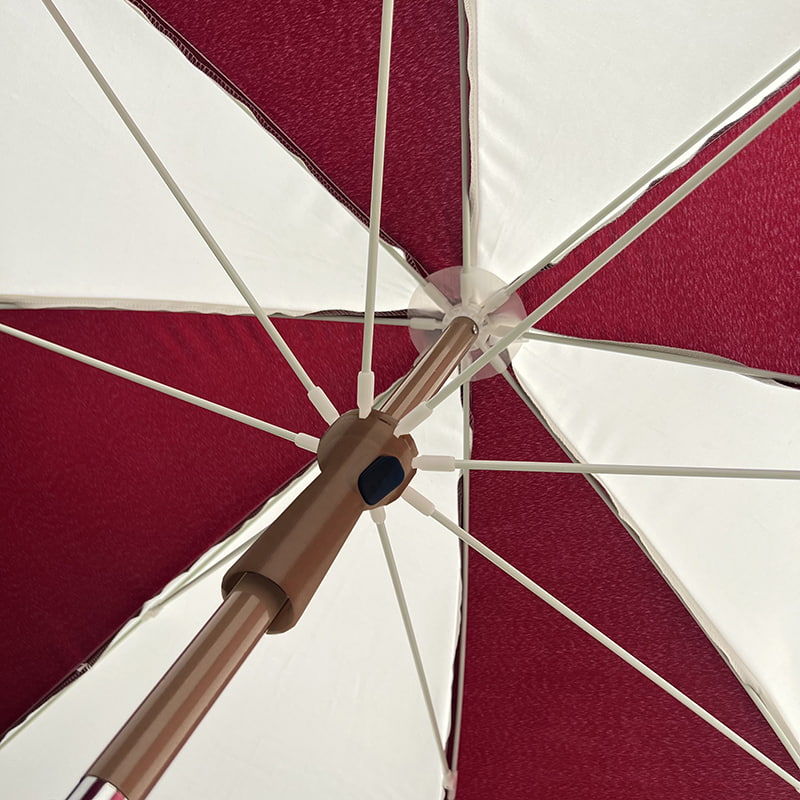 2M Fiberstomme, lätt aluminiumskaft, vanligt parasoll.