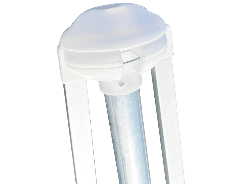 2,8*2,4M 2-ribbad dekorativt parasoll