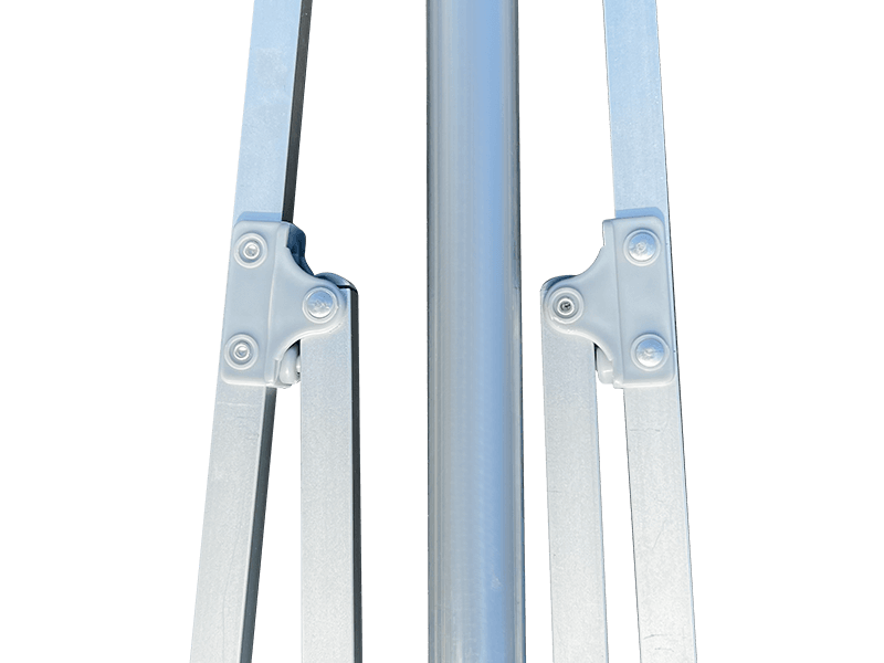 2,8*2,4M 2-ribbad dekorativt parasoll