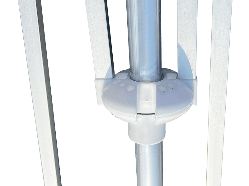 2,8*2,4M 2-ribbad dekorativt parasoll