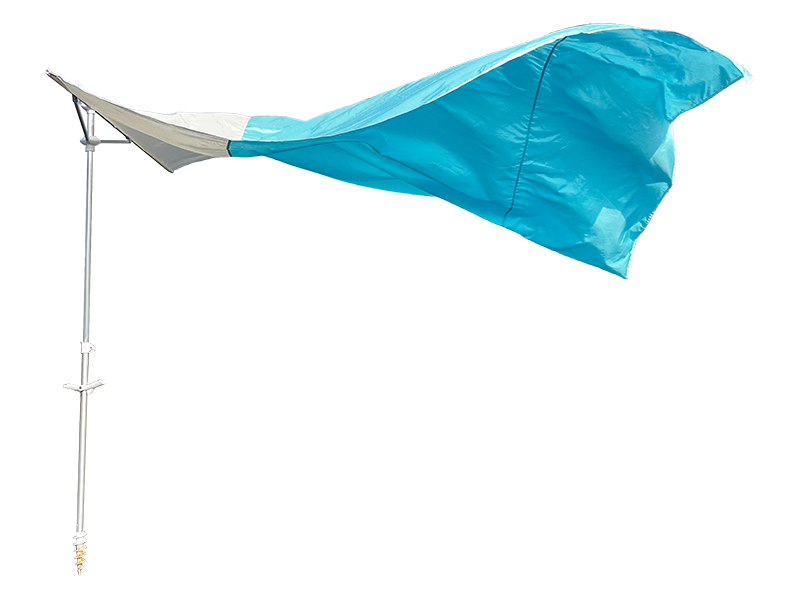 2,8*2,4M 2-ribbad dekorativt parasoll