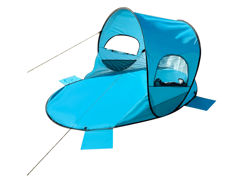 Portabelt strandtält för flera personer utomhus