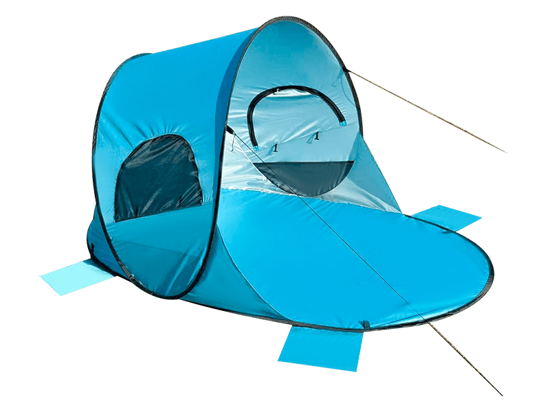 Portabelt strandtält för flera personer utomhus