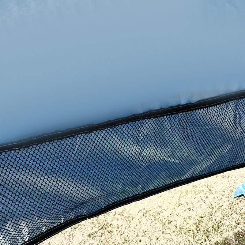 Utomhusstrandcampingtält med integrerad markmatta