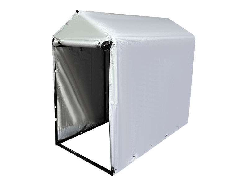 Regntätt och solskyddat bilskydd/förvaringstält