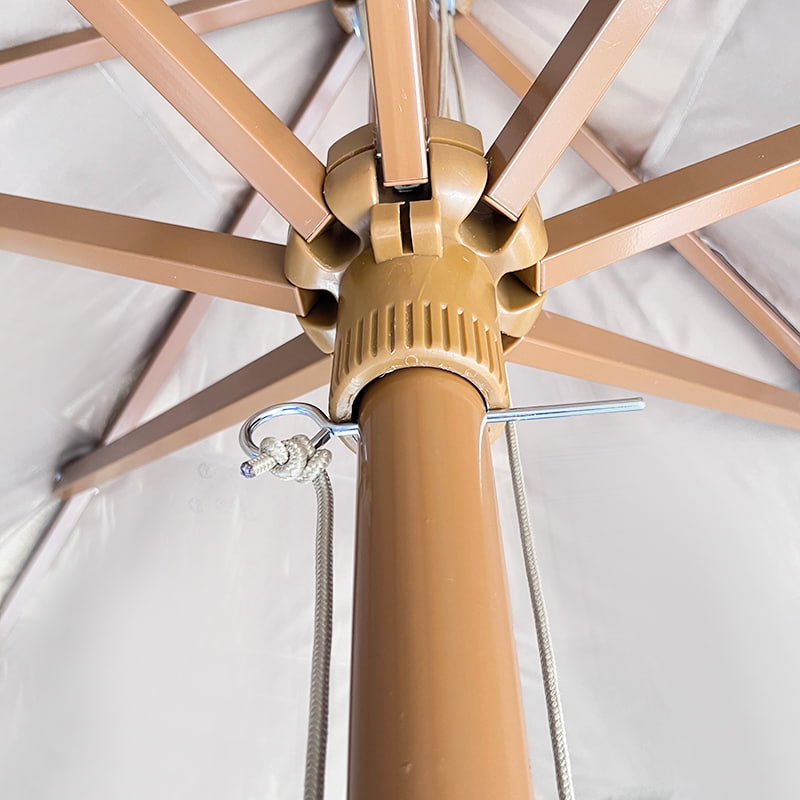 3-meters halm uteplats paraply