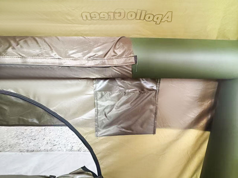 Militärgrönt uppblåsbart campingtält i liten storlek Militärgrönt uppblåsbart campingtält i liten storlek