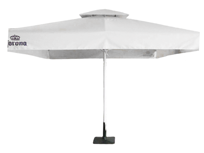Utomhus fyrkantiga Hand Push Paraplyer