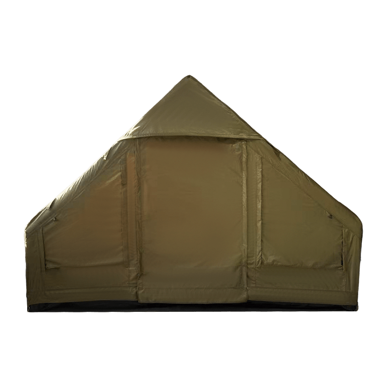 Militärgrönt uppblåsbart campingtält i liten storlek Militärgrönt uppblåsbart campingtält i liten storlek